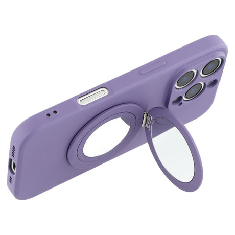 EIDERWOOD iPhone 16 Pro Hybrid Cover inkl. Kickstand m. Spejl - Lilla