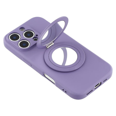 EIDERWOOD iPhone 16 Pro Hybrid Cover inkl. Kickstand m. Spejl - Lilla