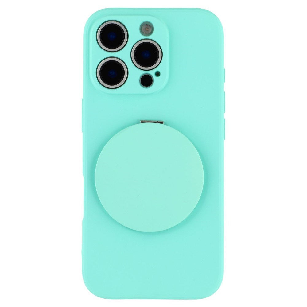 EIDERWOOD iPhone 16 Pro Hybrid Cover inkl. Kickstand m. Spejl - Neon Grøn
