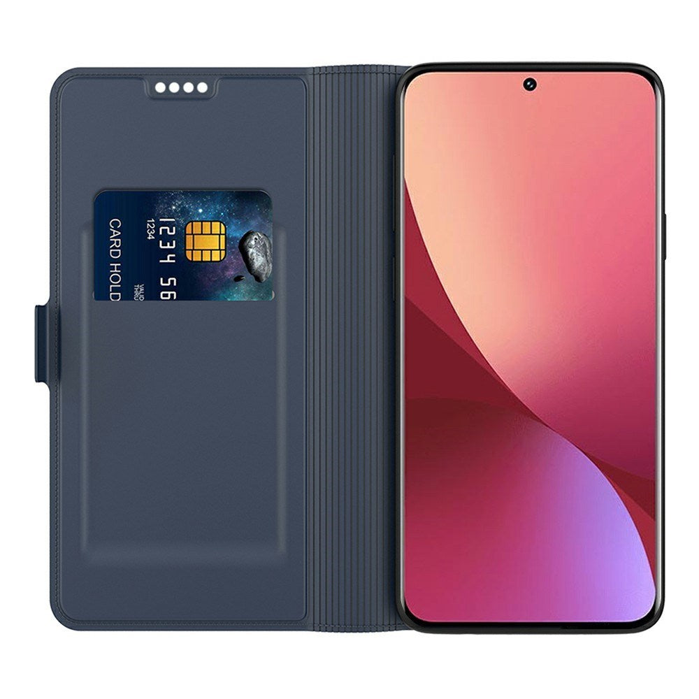 Xiaomi Poco F7 Ultra EIDERWOOD Kunstlæder Flip Cover m. Kortholder & Ståfunktion - Blå