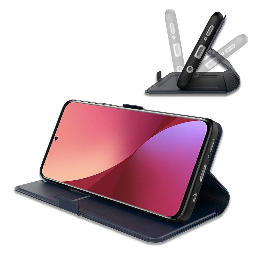 Xiaomi Poco F7 Ultra EIDERWOOD Kunstlæder Flip Cover m. Kortholder & Ståfunktion - Blå