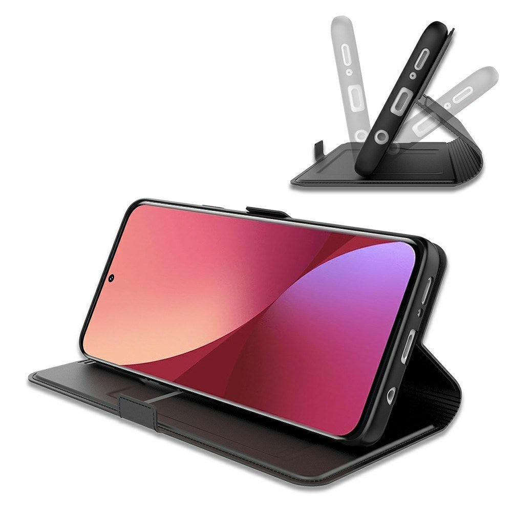 Xiaomi Poco F7 Ultra EIDERWOOD Kunstlæder Flip Cover m. Kortholder & Ståfunktion - Sort