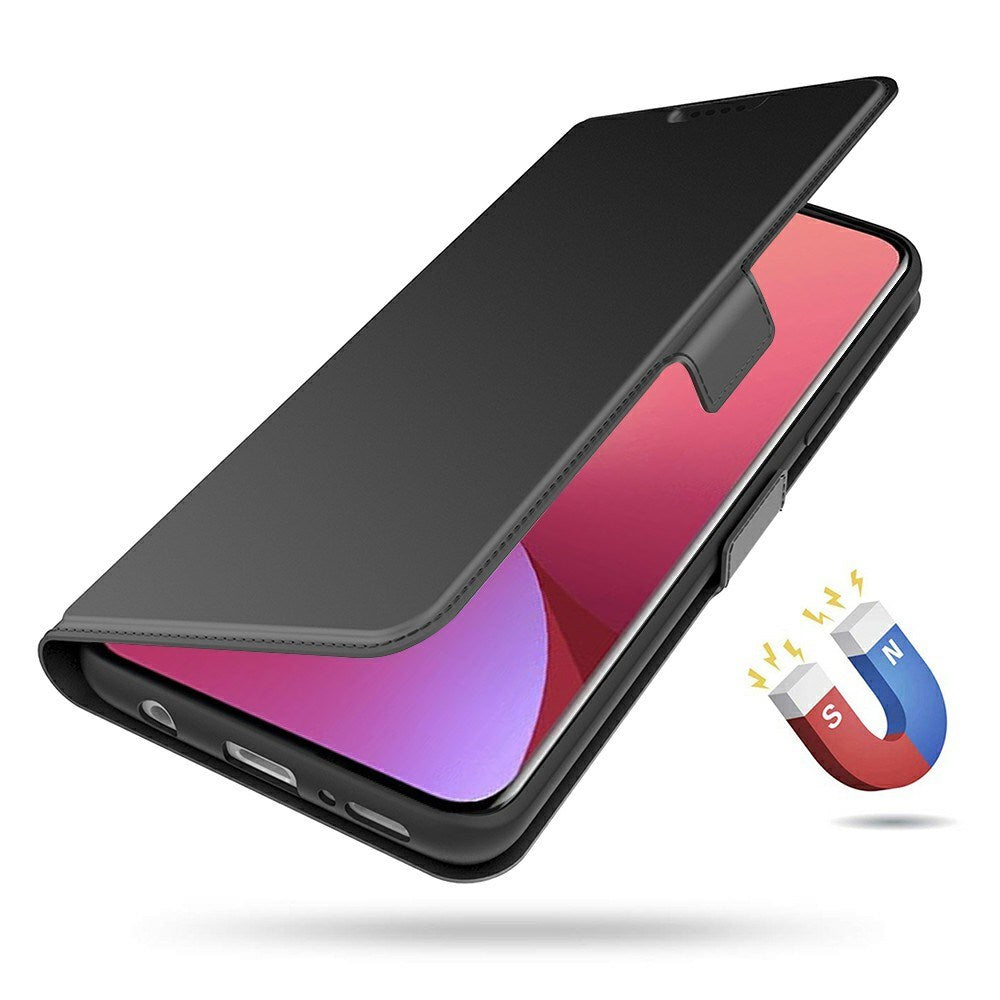 Xiaomi Poco F7 Ultra EIDERWOOD Kunstlæder Flip Cover m. Kortholder & Ståfunktion - Sort