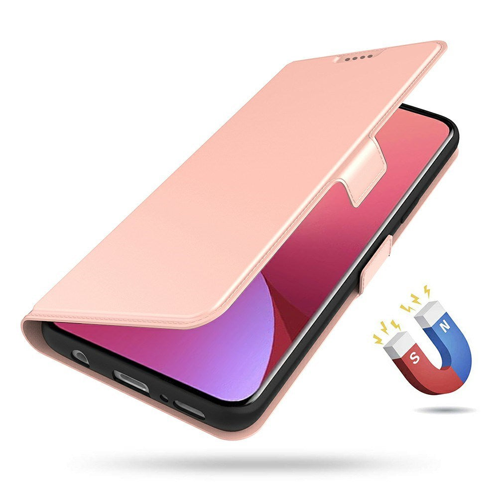 Xiaomi Poco F7 Ultra EIDERWOOD Kunstlæder Flip Cover m. Kortholder & Ståfunktion - Rose Gold