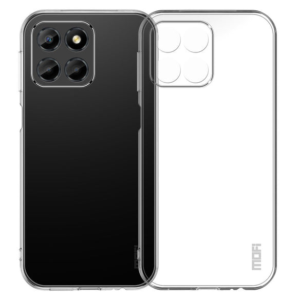 Honor X8 (5G) MOFI Fleksibelt Plastik Cover - Gennemsigtig