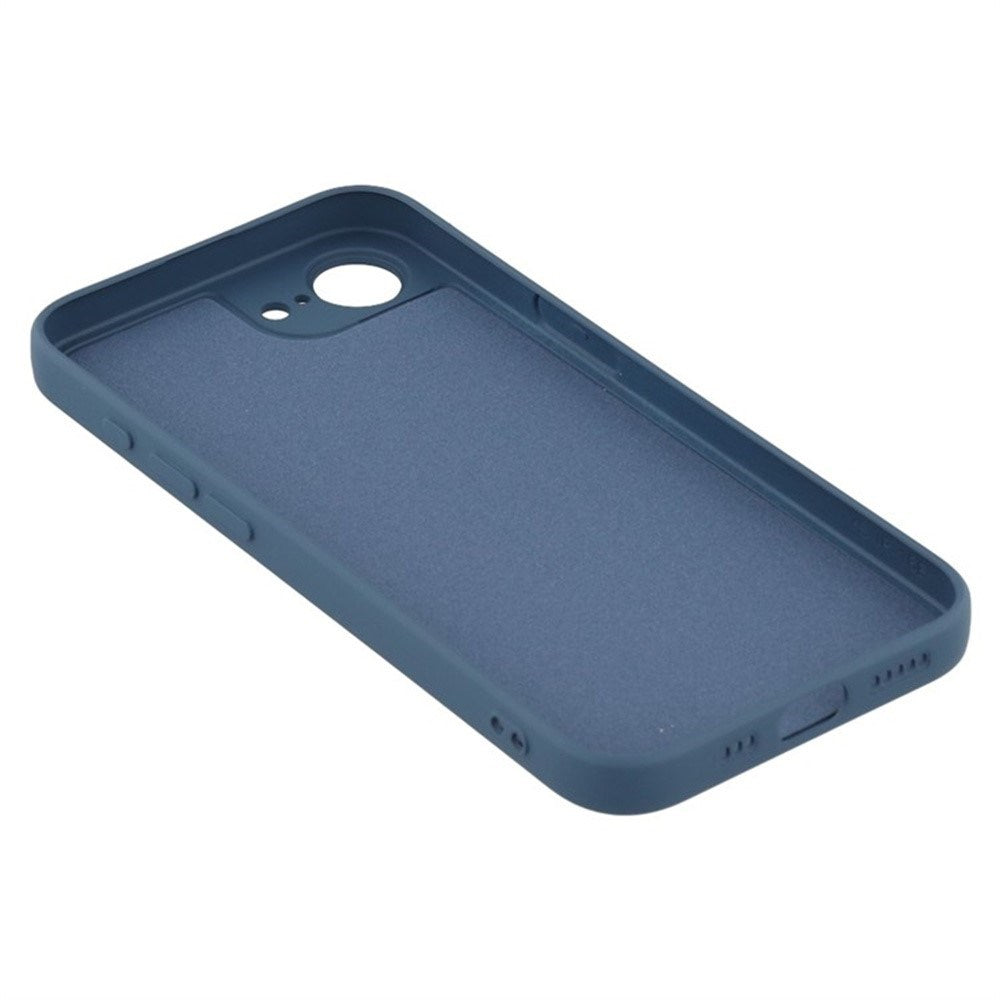 iPhone 17e / 16e Beskyttelsessæt m. Fleksibelt Plastik Cover & Skærmbeskyttelsesglas - Blå