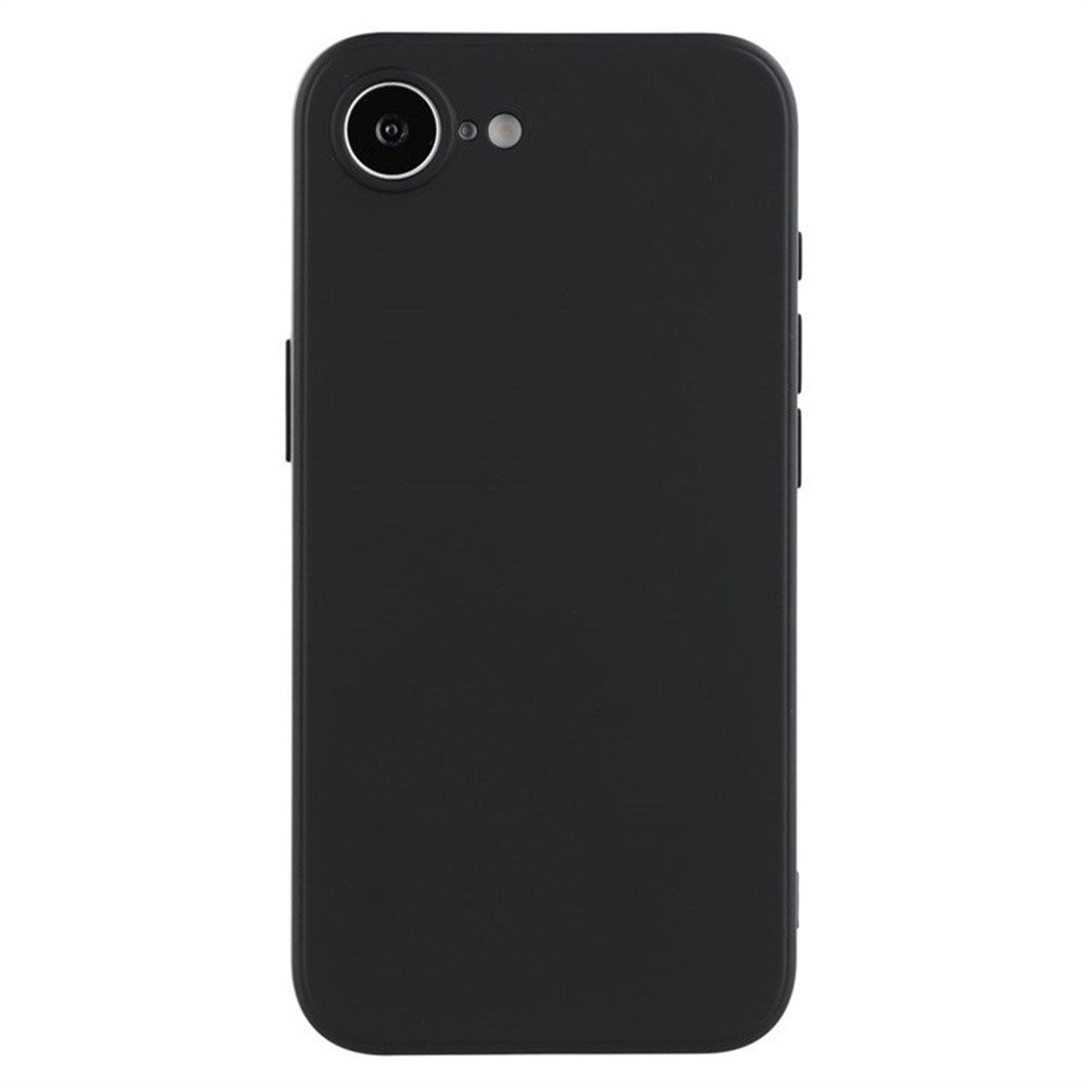 iPhone 17e / 16e Beskyttelsessæt m. Fleksibelt Plastik Cover & Skærmbeskyttelsesglas - Sort