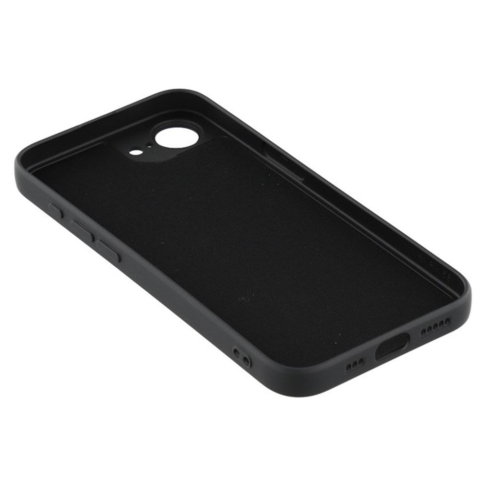 iPhone 17e / 16e Beskyttelsessæt m. Fleksibelt Plastik Cover & Skærmbeskyttelsesglas - Sort