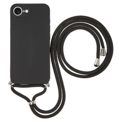 iPhone 17e / 16e EIDERWOOD Foret Fleksibelt Plast Cover m. Strop - Sort