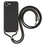 iPhone 17e / 16e EIDERWOOD Foret Fleksibelt Plast Cover m. Strop - Sort