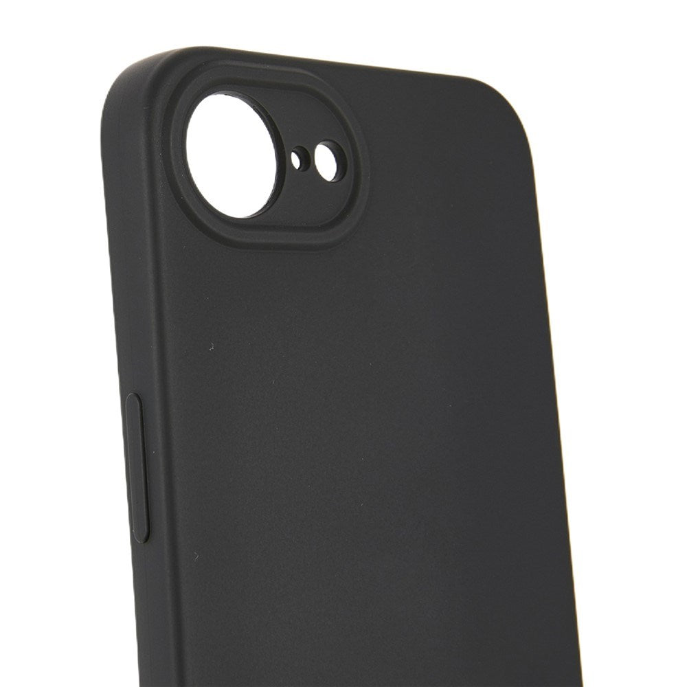 iPhone 17e / 16e EIDERWOOD Foret Fleksibelt Plast Cover m. Strop - Sort