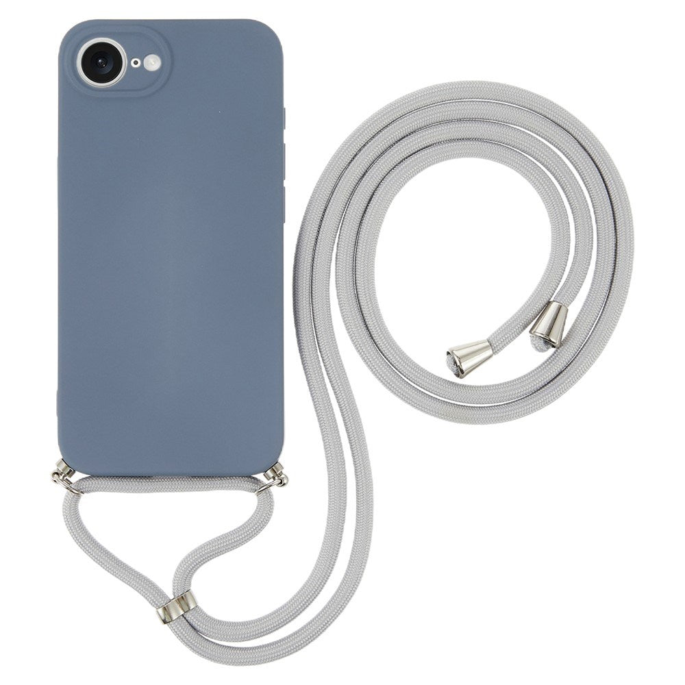 iPhone 17e / 16e EIDERWOOD Foret Fleksibelt Plast Cover m. Strop - Lavendel