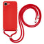 iPhone 17e / 16e EIDERWOOD Foret Fleksibelt Plast Cover m. Strop - Rød