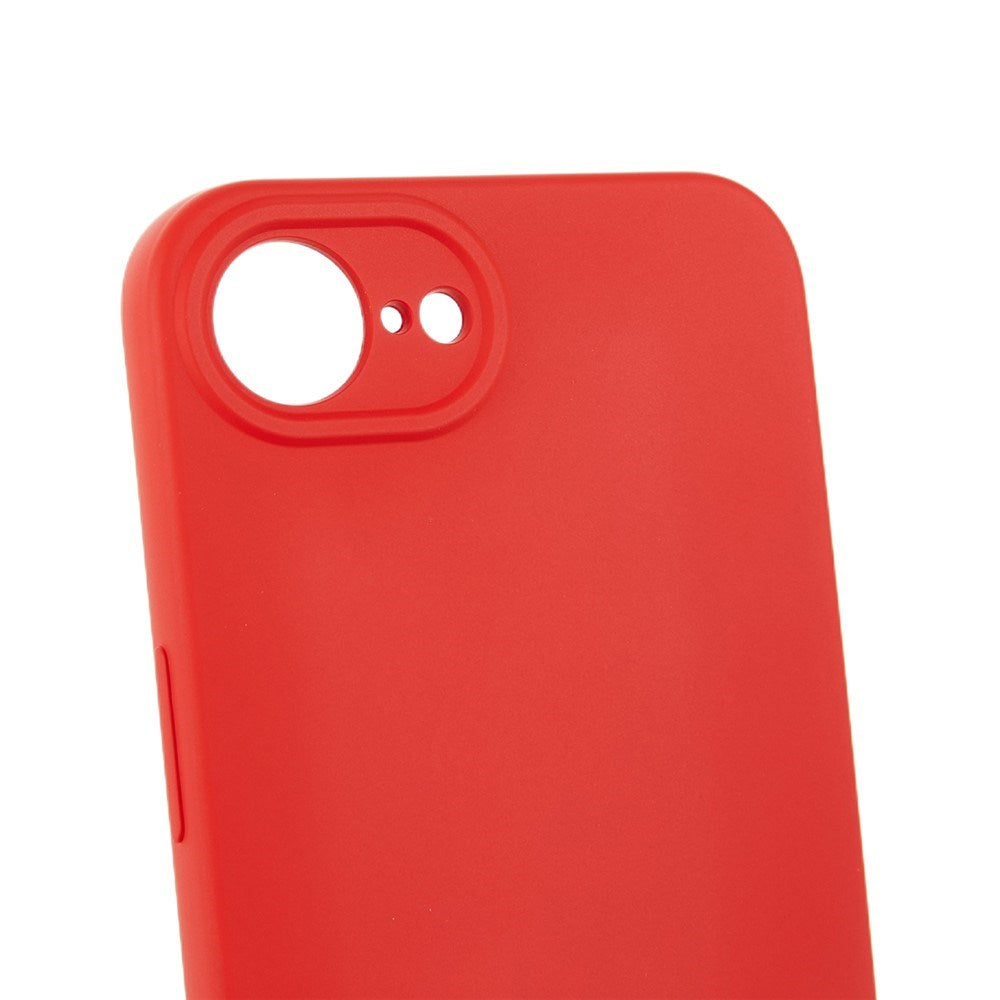 iPhone 17e / 16e EIDERWOOD Foret Fleksibelt Plast Cover m. Strop - Rød