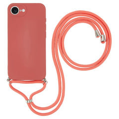 iPhone 17e / 16e EIDERWOOD Foret Fleksibelt Plast Cover m. Strop - Mørkerød