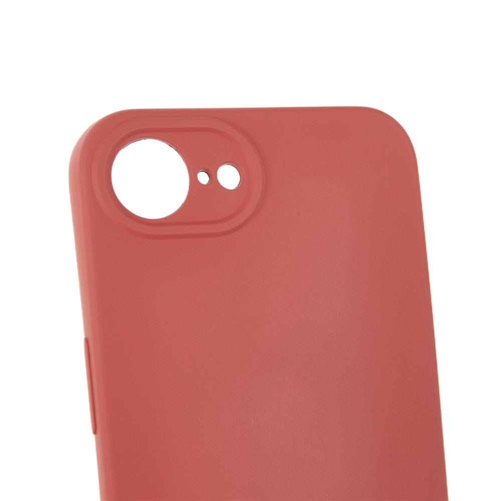 iPhone 17e / 16e EIDERWOOD Foret Fleksibelt Plast Cover m. Strop - Mørkerød