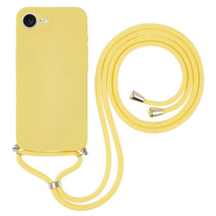 iPhone 17e / 16e EIDERWOOD Foret Fleksibelt Plast Cover m. Strop - Gul