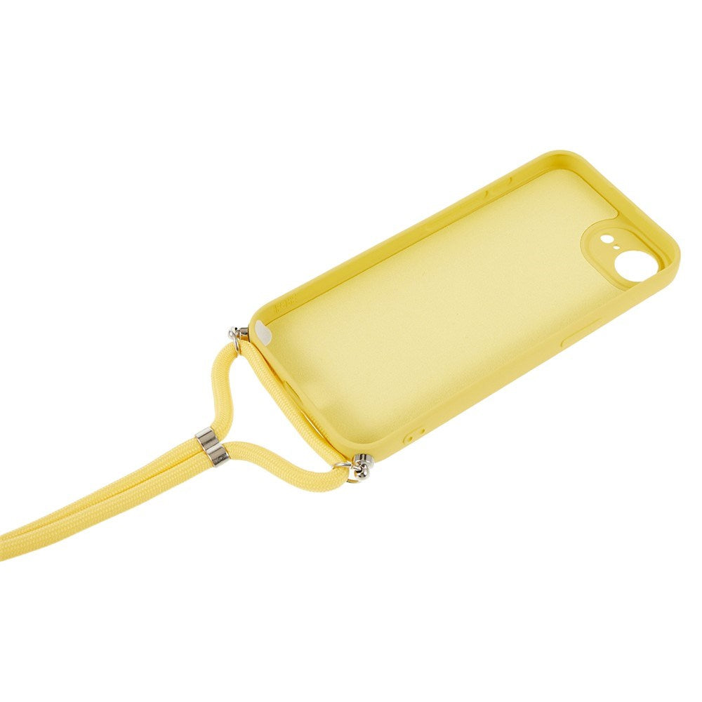 iPhone 17e / 16e EIDERWOOD Foret Fleksibelt Plast Cover m. Strop - Gul