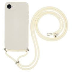 iPhone 17e / 16e EIDERWOOD Foret Fleksibelt Plast Cover m. Strop - Beige