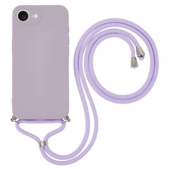 iPhone 17e / 16e EIDERWOOD Foret Fleksibelt Plast Cover m. Strop - Lilla