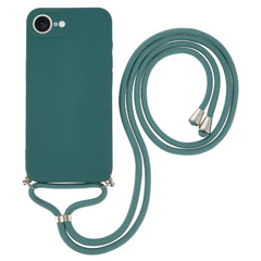 iPhone 17e / 16e EIDERWOOD Foret Fleksibelt Plast Cover m. Strop - Mørkegrøn