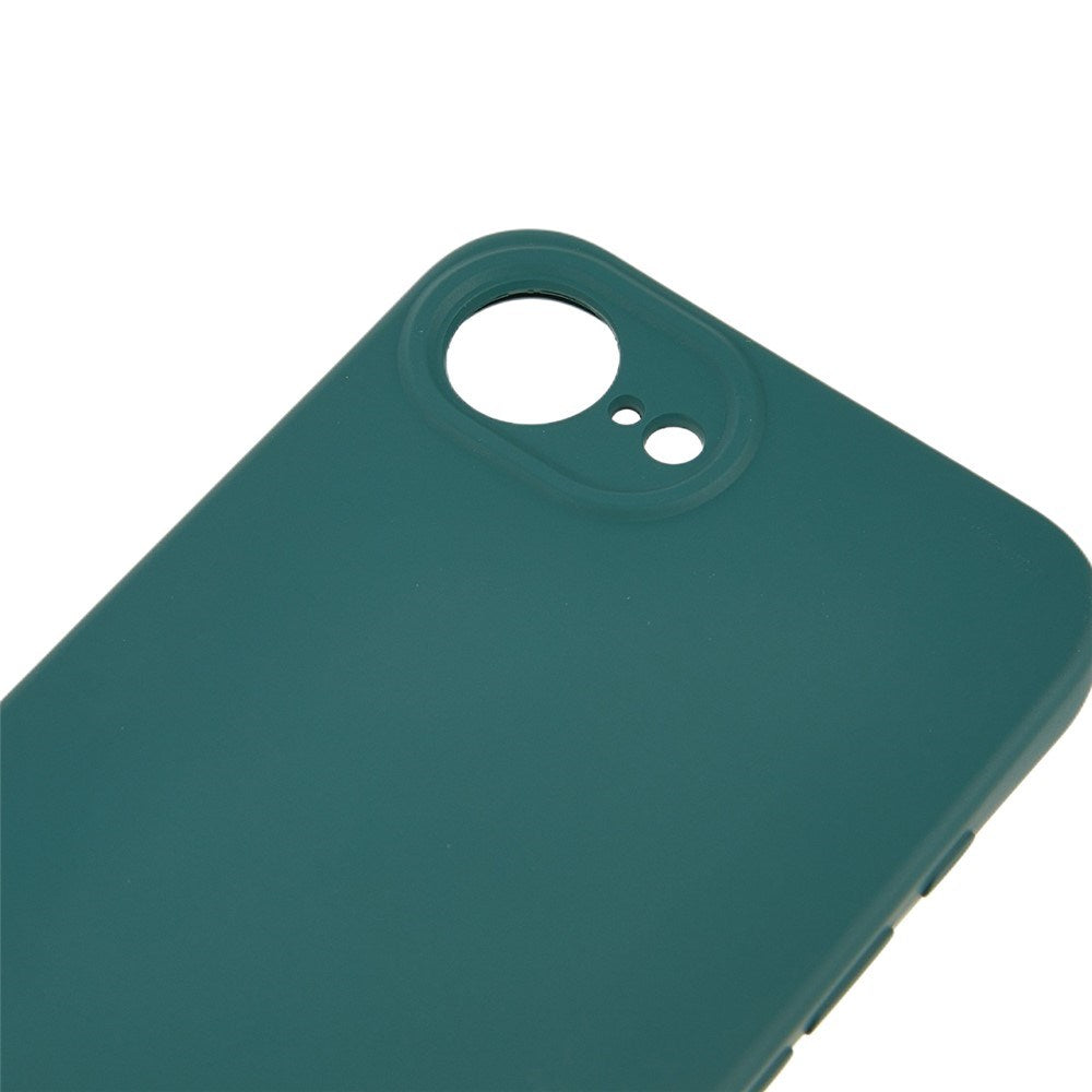 iPhone 17e / 16e EIDERWOOD Foret Fleksibelt Plast Cover m. Strop - Mørkegrøn