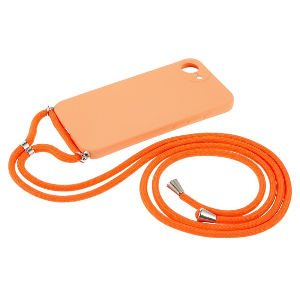 iPhone 17e / 16e EIDERWOOD Foret Fleksibelt Plast Cover m. Strop - Orange
