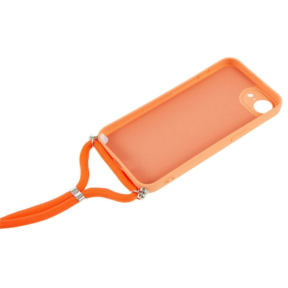 iPhone 17e / 16e EIDERWOOD Foret Fleksibelt Plast Cover m. Strop - Orange