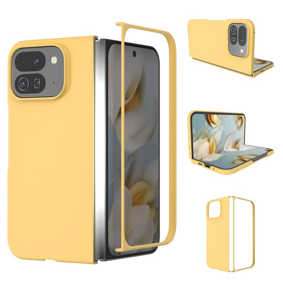 EIDERWOOD Google Pixel 10 Pro Fold Mat Hårdt Plastik Cover - Gul
