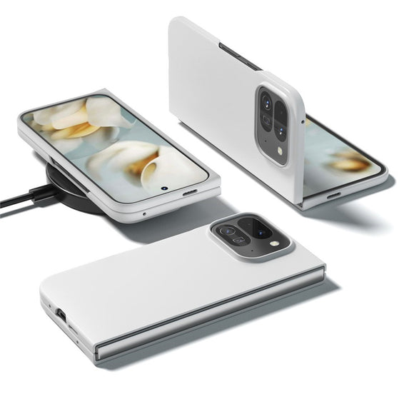 EIDERWOOD Google Pixel 10 Pro Fold Mat Hårdt Plastik Cover - Hvid