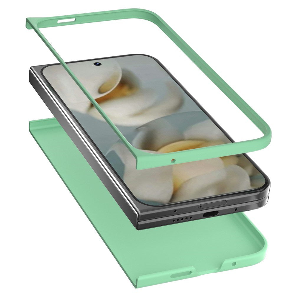 EIDERWOOD Google Pixel 10 Pro Fold Mat Hårdt Plastik Cover - Lysegrøn