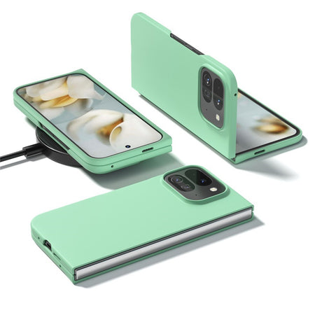 EIDERWOOD Google Pixel 10 Pro Fold Mat Hårdt Plastik Cover - Lysegrøn