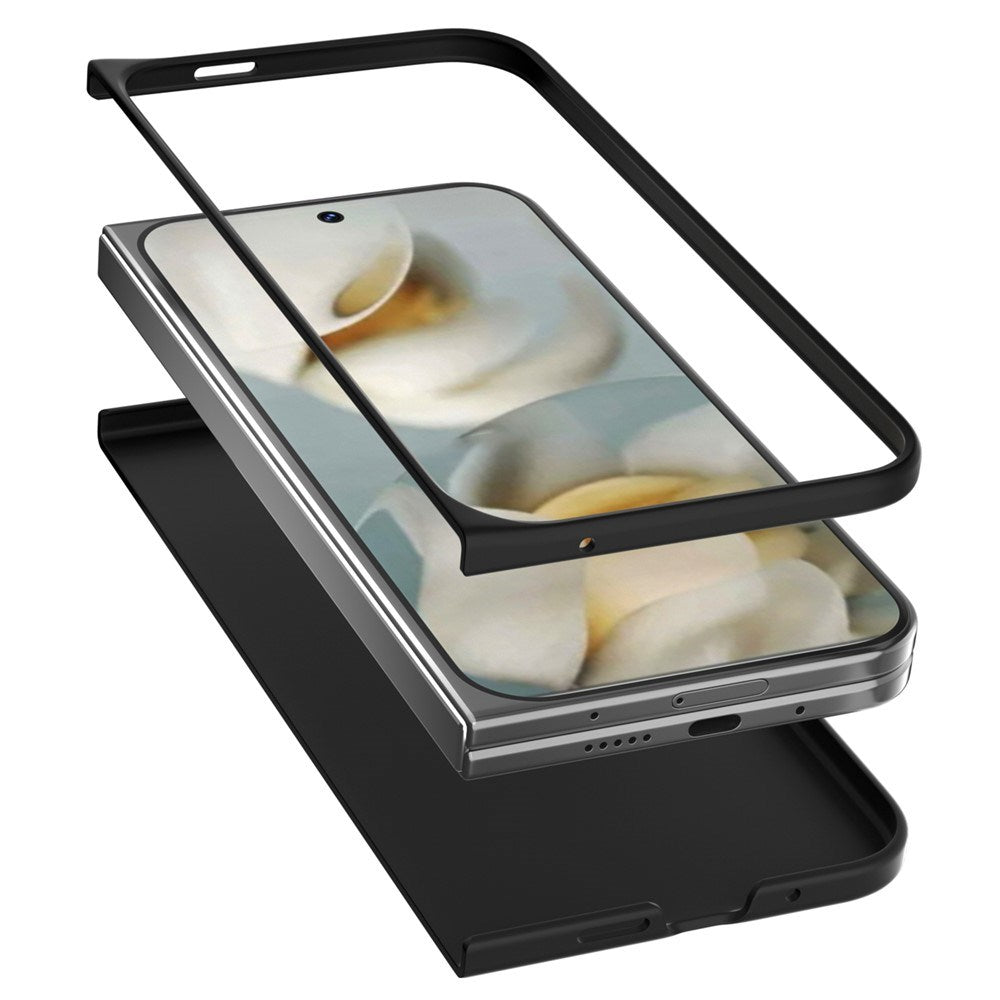 EIDERWOOD Google Pixel 10 Pro Fold Mat Hårdt Plastik Cover - Sort