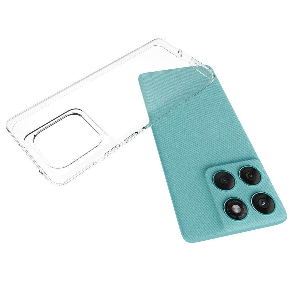 EIDERWOOD Motorola Edge 60 Fusion Fleksibelt Plastik Cover - Gennemsigtig