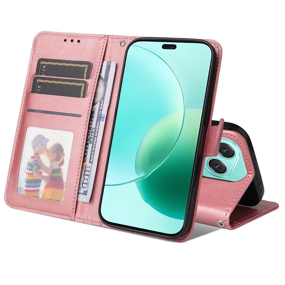EIDERWOOD Honor 400 Lite Kunstlæder Flip Cover m. Strop - Lyserød
