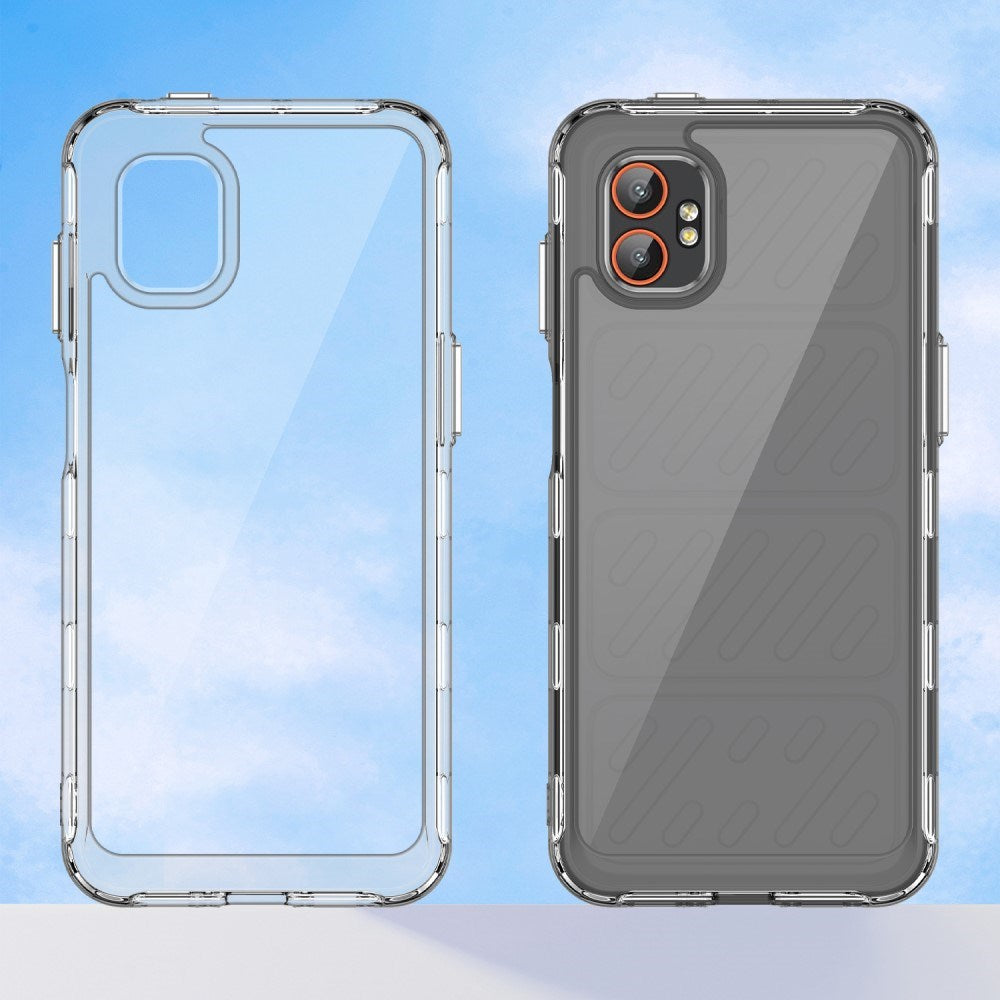 EIDERWOOD Samsung Galaxy Xcover 7 Pro 2-i-1 Sæt Fleksibelt Plast Cover m. Hærdet Beskyttelsesglas - Gennemsigtig