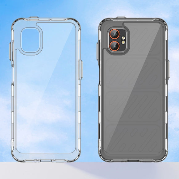 EIDERWOOD Samsung Galaxy Xcover 7 Pro 2-i-1 Sæt Fleksibelt Plast Cover m. Hærdet Beskyttelsesglas - Gennemsigtig