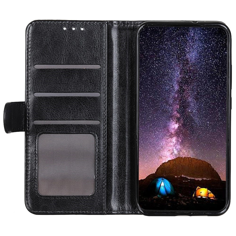 EIDERWOOD Motorola Edge 60 Fusion Kunstlæder Flip Cover m. Kortholder & Ståfunktion - Sort