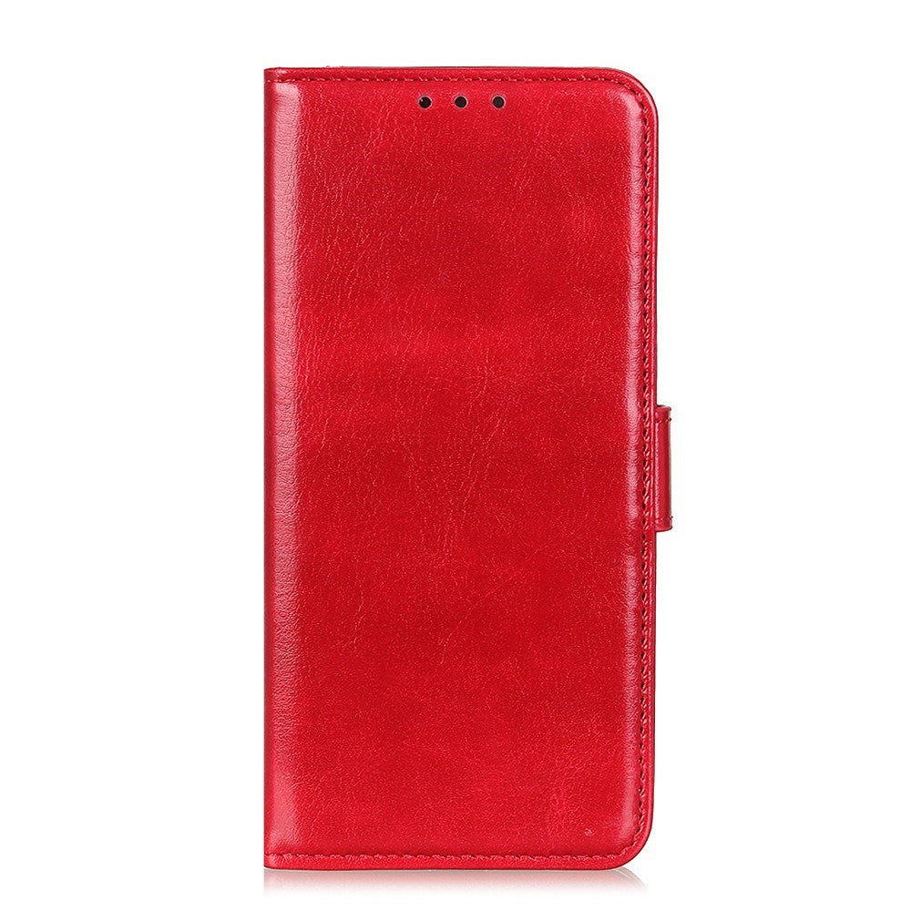 EIDERWOOD Motorola Edge 60 Fusion Kunstlæder Flip Cover m. Kortholder & Ståfunktion - Rød