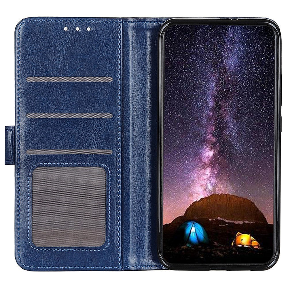 EIDERWOOD Motorola Edge 60 Fusion Kunstlæder Flip Cover m. Kortholder & Ståfunktion - Blå