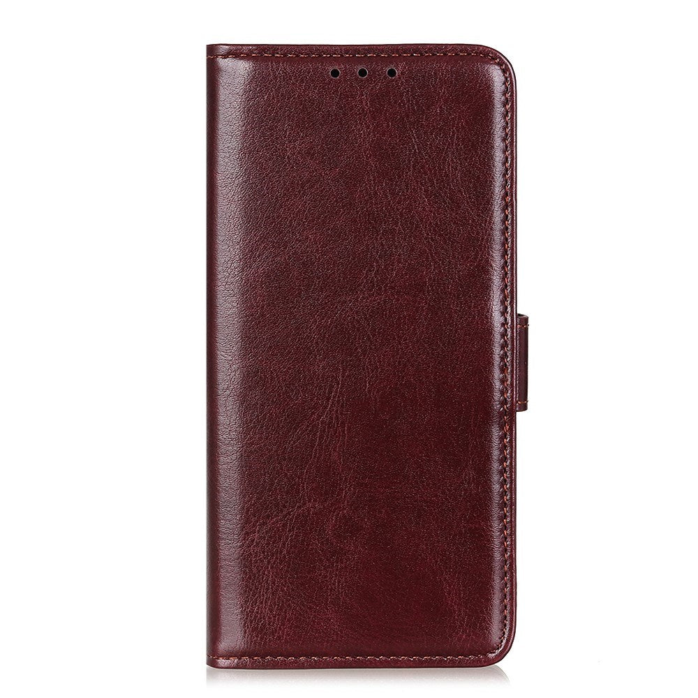 EIDERWOOD Motorola Edge 60 Fusion Kunstlæder Flip Cover m. Kortholder & Ståfunktion - Brun