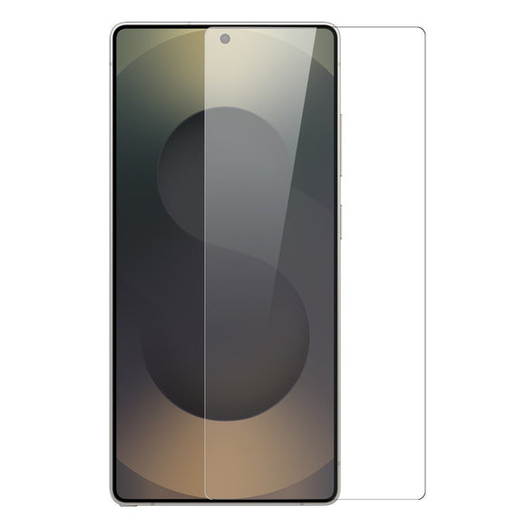 NORTHJO Samsung Galaxy S25 Ultra 2-i-1 Beskyttelsessæt m. Stødabsorberende Fleksibelt Plastik Cover & Hærdet Skærmbeskyttelsesglas - Gennemsigtig