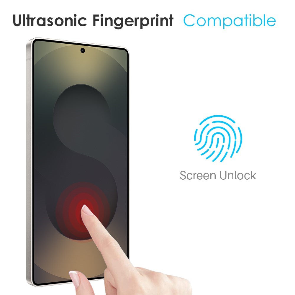 NORTHJO Samsung Galaxy S25 Ultra 2-i-1 Beskyttelsessæt m. Stødabsorberende Fleksibelt Plastik Cover & Hærdet Skærmbeskyttelsesglas - Gennemsigtig