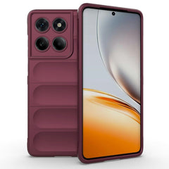 EIDERWOOD Motorola Edge 60 Fusion Fleksibelt Plastik Cover - Mørkerød