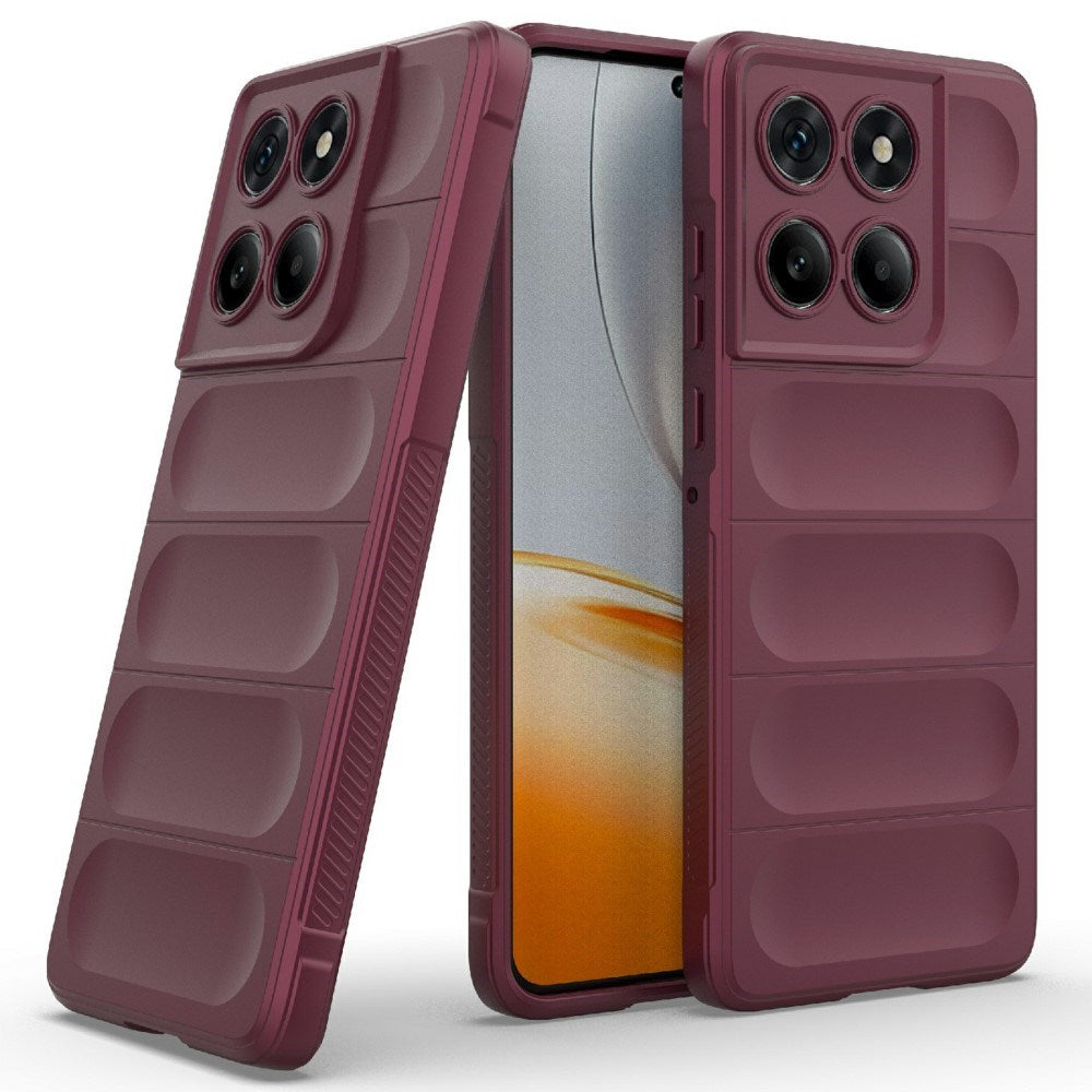 EIDERWOOD Motorola Edge 60 Fusion Fleksibelt Plastik Cover - Mørkerød
