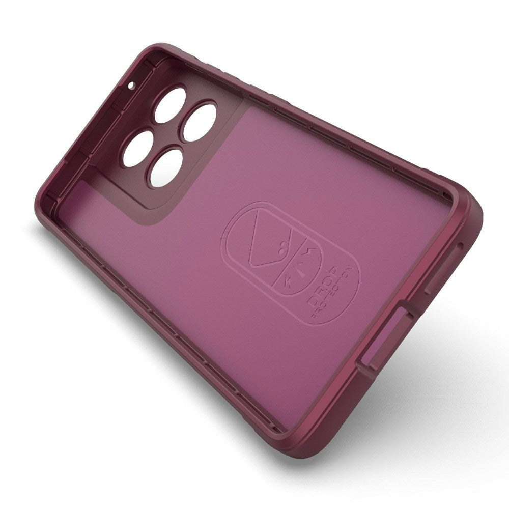 EIDERWOOD Motorola Edge 60 Fusion Fleksibelt Plastik Cover - Mørkerød