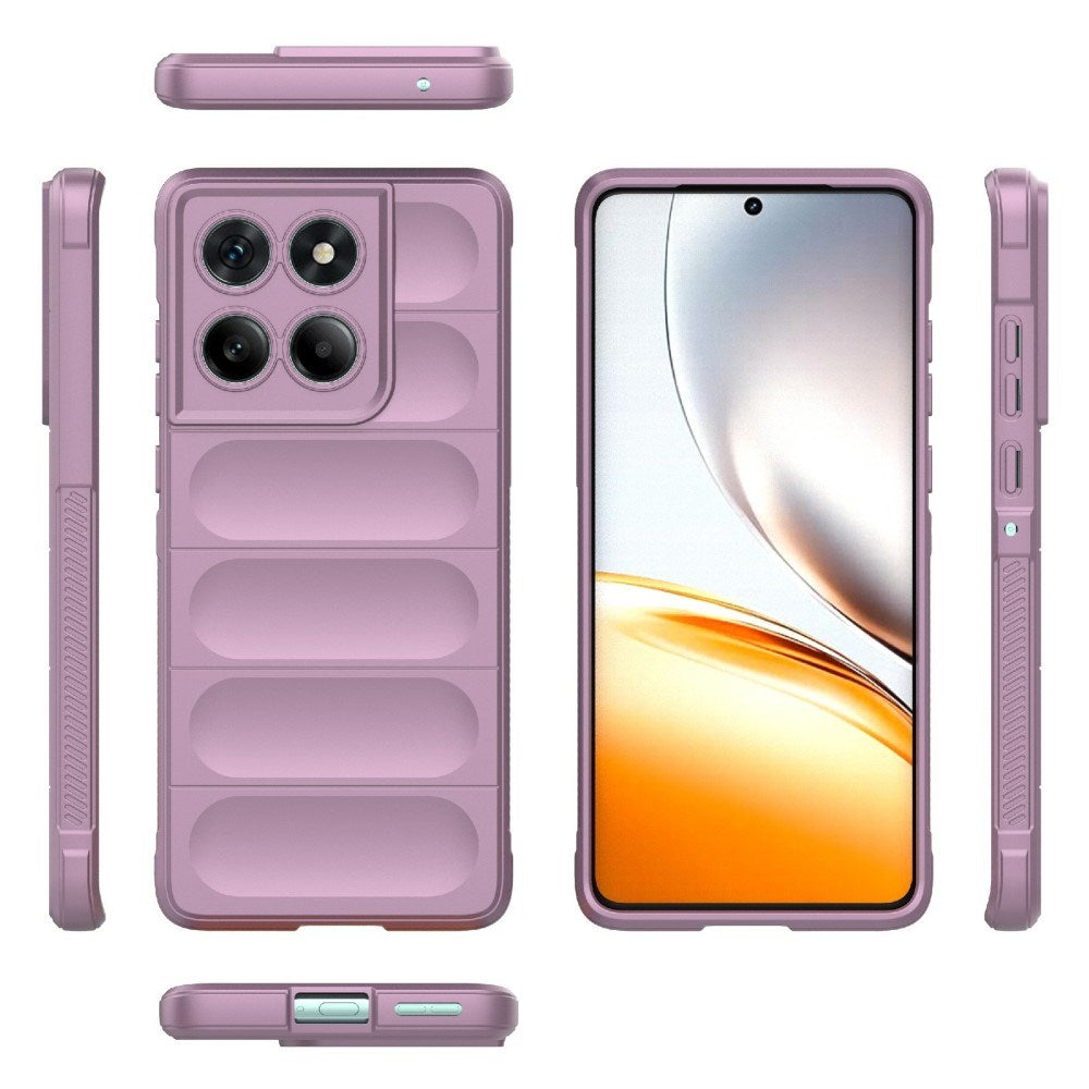 EIDERWOOD Motorola Edge 60 Fusion Fleksibelt Plastik Cover - Lilla