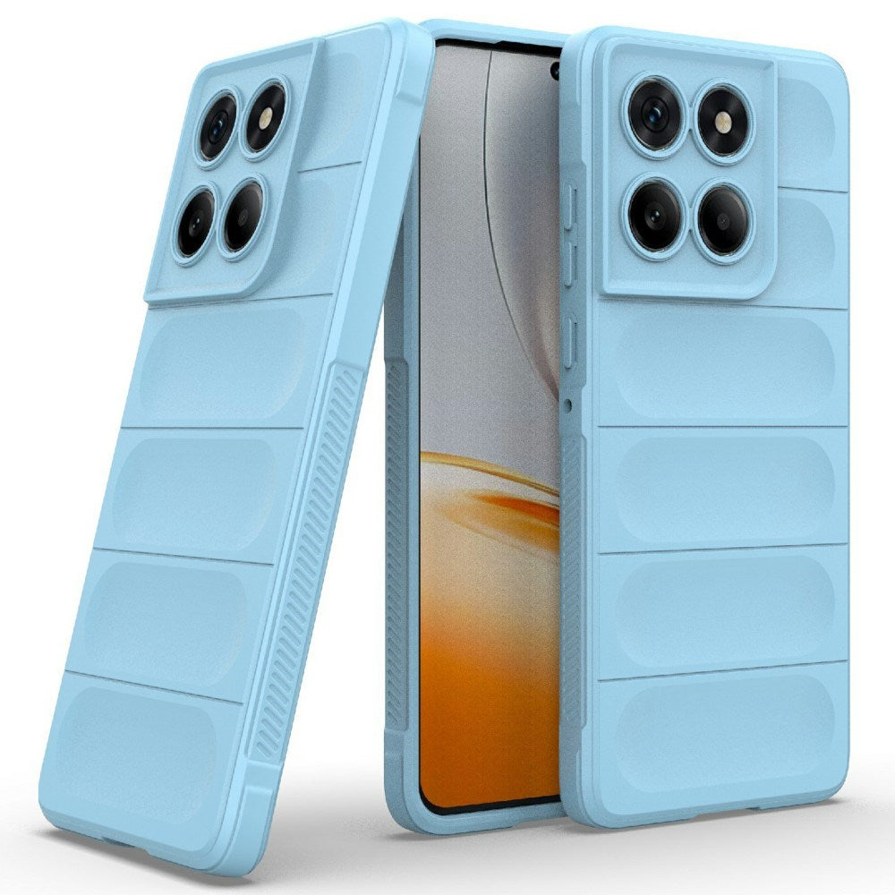 EIDERWOOD Motorola Edge 60 Fusion Fleksibelt Plastik Cover - Lyseblå