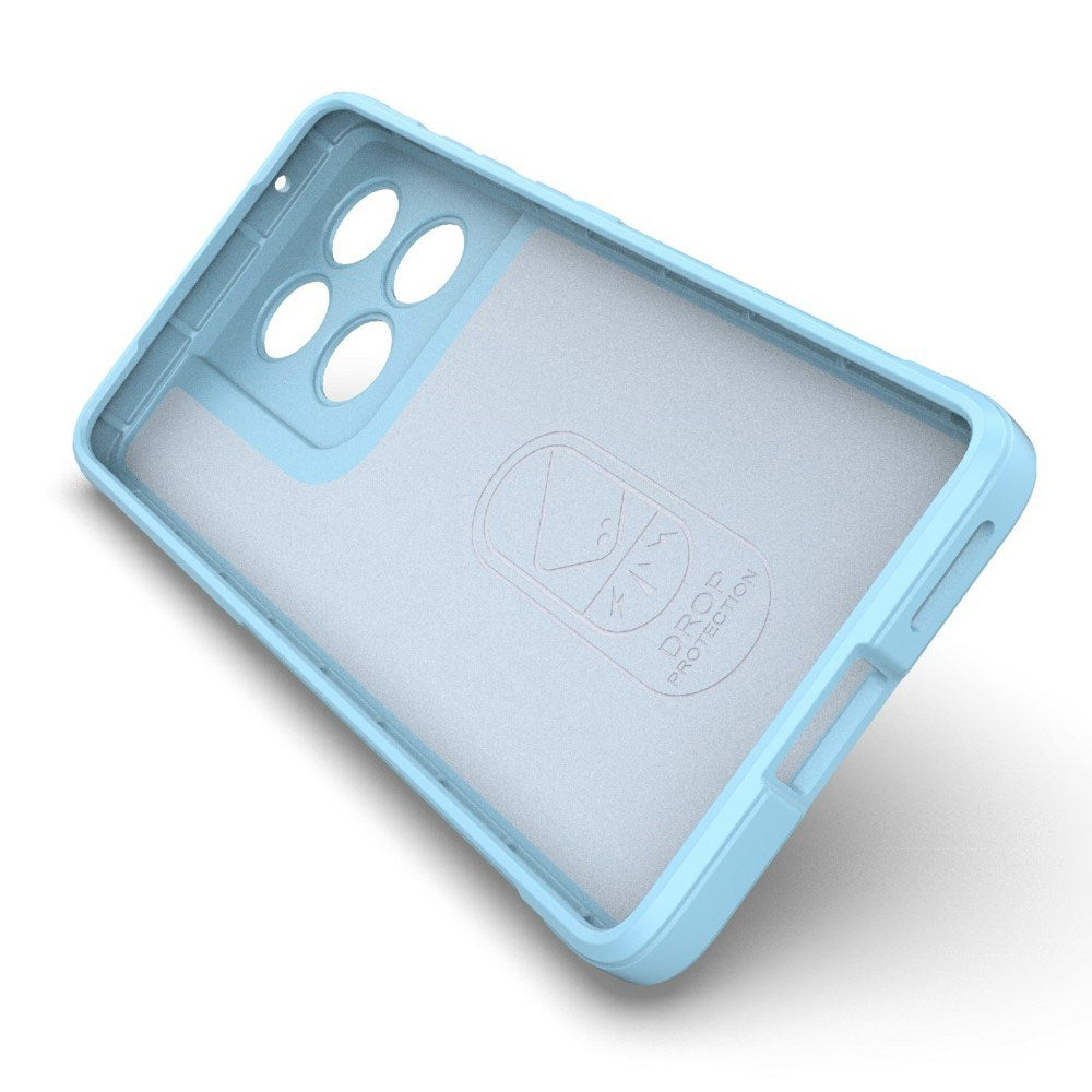 EIDERWOOD Motorola Edge 60 Fusion Fleksibelt Plastik Cover - Lyseblå