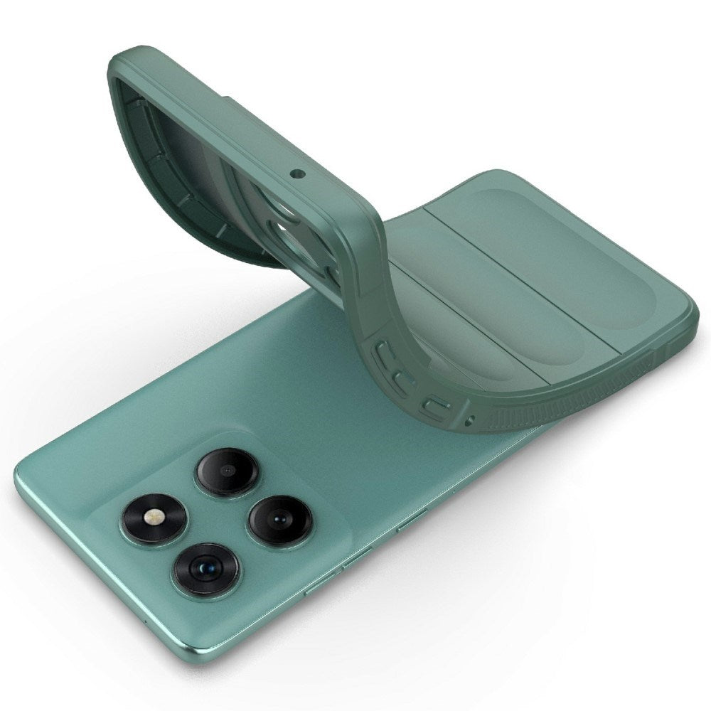 EIDERWOOD Motorola Edge 60 Fusion Fleksibelt Plastik Cover - Grøn